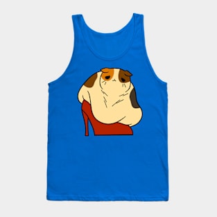 Fat Calico Red Shoe Tank Top